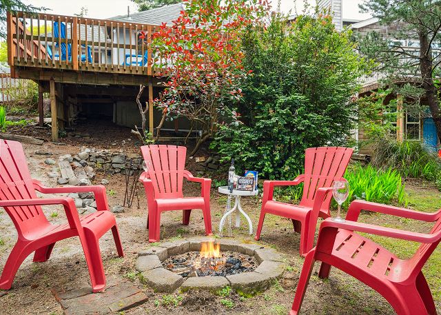 chairs & bon fire